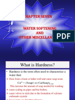 Chapter Seven Water Softening AND Other Miscellaneous