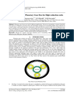 Optimization of Planetary Gear Box For High Reduction Ratio