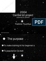 Cansat Kit Project: Yoshino Tsuchiya