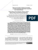 Beneficial Effects of Curcumin Inmaternal and Fetal Oxidativestress and Brain Damage Induced by Gestational Lead Administration