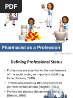 Pharmacist As A Profession