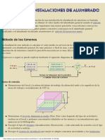 Cálculo de Iluminación de Interiores