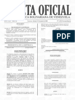 Gaceta Oficial N°6382 Decreto de Reorganizacion Del Ministerio de Finanzas