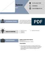 Curriculum Vitae Format