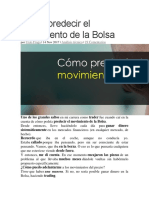 Cómo Predecir El Movimiento de La Bolsa