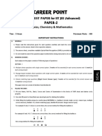 Mock Test JEE Advanced (Paper-2)