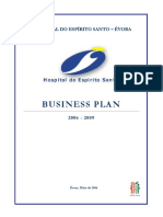 Plano - Negocios Hospital de Évora (BUSINESS PLAN 2006-2009)