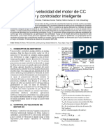 Control de Velocidad Del Motor de CC Con PID y Controlador Inteligente