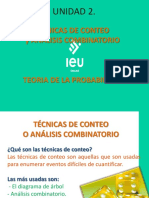 tecnicas de conteo y analisis combinatorio