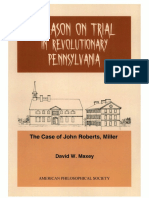 David W. Maxey - Treason On Trial in Revolutionary Pennsylvania - The Case of John Roberts, Miller PDF