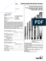 KSB Submersible Borehole Pumps 60 HZ PDF