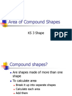 Area of Compound Shapes: KS 3 Shape