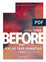 Anna Todd "Before. Kai Aš Tave Pamačiau"