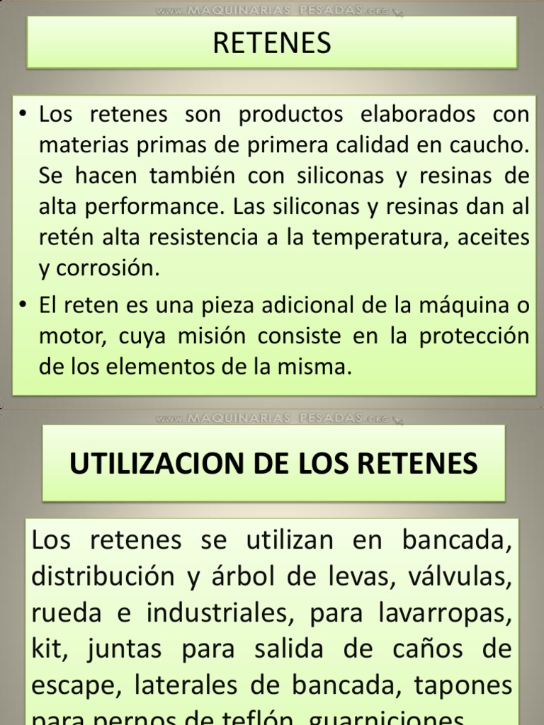 Curso Retenes Utilizacion Partes Clases Estructura Funciones ...