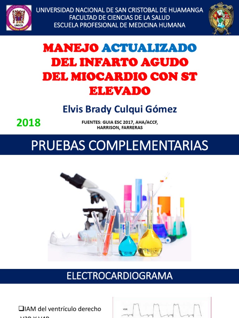 Tratamiento de Iam | PDF | Infarto de miocardio | Insuficiencia cardíaca