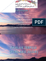 Akhlak Terpuji & Perilaku Jujur Kelas 11