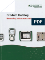 AHLBORN - Katalog Mjernih Instrumenata 2016