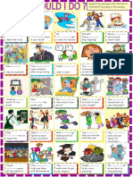 What Should i Do Should Shouldnt for Young Learner Grammar Drills Picture Description Exercises 80089