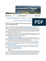 Pa Environment Digest July 9, 2018