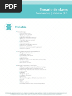 Temario de Clases Pediatría