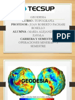 Trabajo - Geodesia