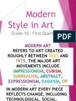 The Modern Style in Art