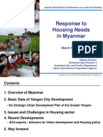 Annual World Bank Conference on Land and Poverty Housing Response in Myanmar