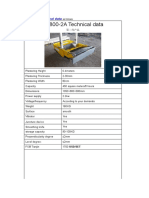 Technical Datas of Automatic Wall Plastering Machine