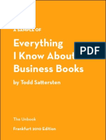 Everything I Know About Business Books - A Sample - Frankfurt 2010 Edition