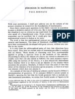 El Platonismo en Matemática. Paul Bernays.pdf