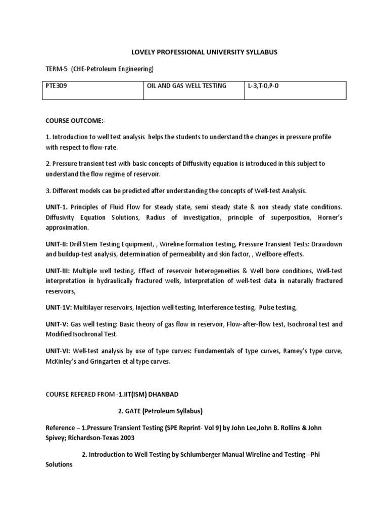 Oil and Gas Well Testing PDF