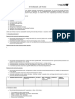 Service Standards Audit Checklist