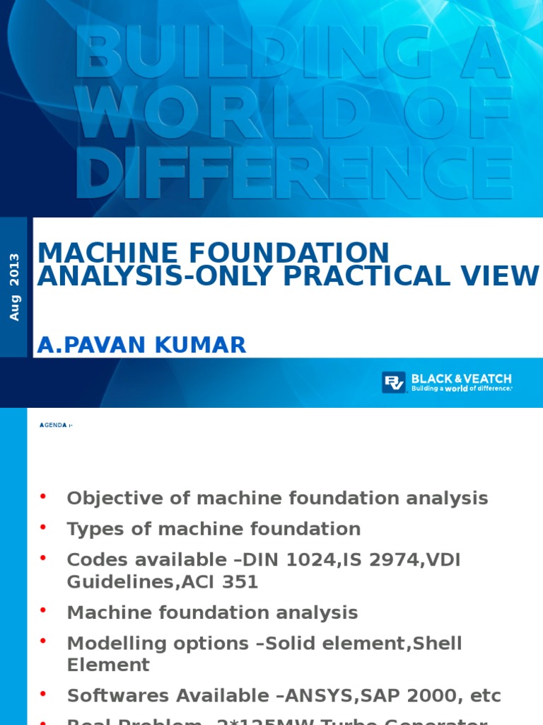 Machine Foundation Design Overview | PDF | Normal Mode | Applied And ...