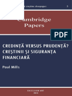 5 Mills Credinta Versus Prudenta Cambridge Papers