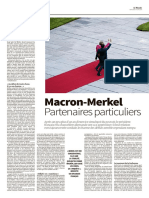 Macron-Merkel partenaires particuliers