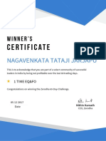 Certificate: Winner'S