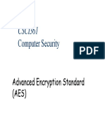 Lecture 4 AES and Message Authentication PDF
