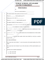 CBSE Class 6 Maths Practice Worksheets