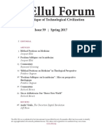 For The Critique of Technological Civilization Issue 59 Spring 2017