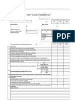 Reporte Diario de Operaciones