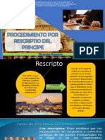 Procedimiento de Rescripto Del Principe - Casii