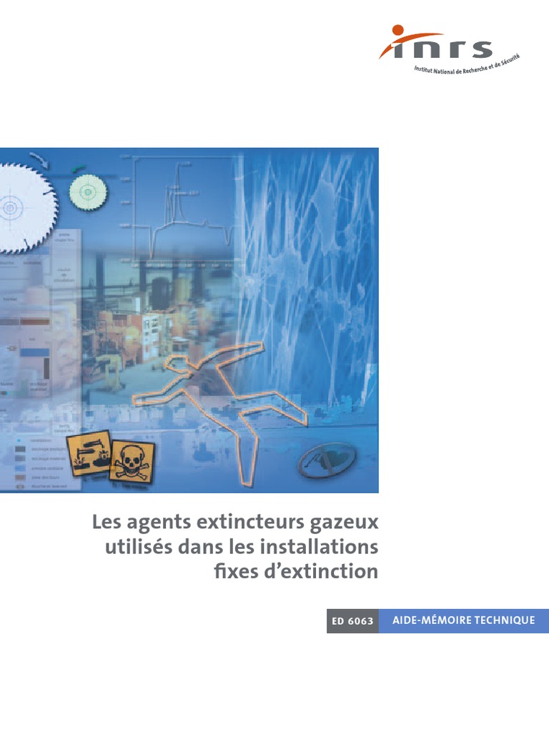 1 - Plaquette INRS Les Agents Extincteurs Gazeux | PDF | Atmosphère de ...