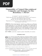 Flammability of Natural Fiber-Reinforced Composites and Strategies For Fire Retardancy: A Review