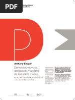 Anthony seeger - lição inaugural