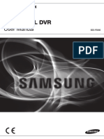 Samsung SDR-3100 DVR User Manual