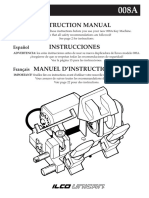 Ilco 008A Key Machine Instruction Manual