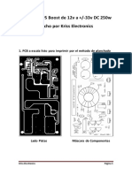 12v to +/-33v DC 250w SMPS Boost Converter PCB Assembly Guide