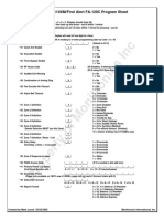 Ademco 4110XM Program Sheet
