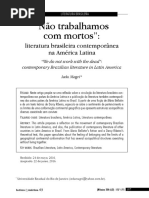 Nao Trabalhamos Com Mortos Ieda Magri