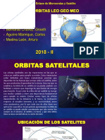 ÓRBITAS SATELITALES